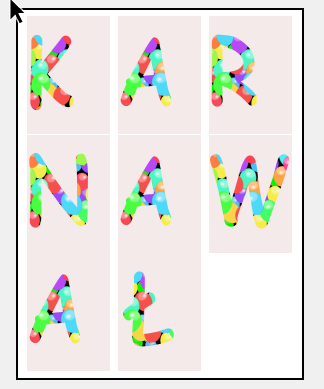 KARNAWAŁ - napis do samodzielnego wydruku