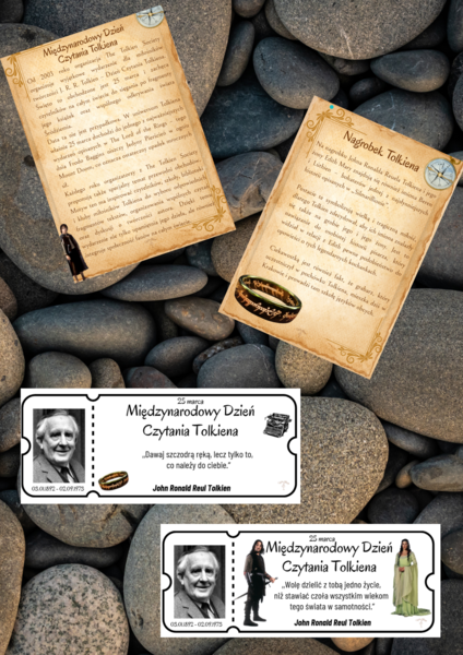 Międzynarodowy Dzień Czytania Tolkiena - gazetka