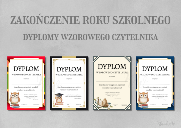 Dyplomy Wzorowego Czytelnika