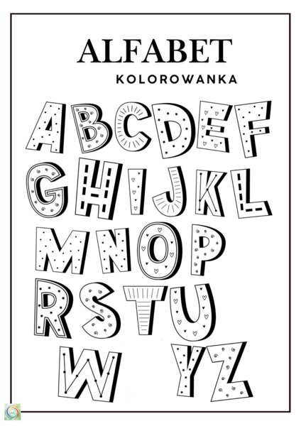 ALFABET.KOLOROWANKA.