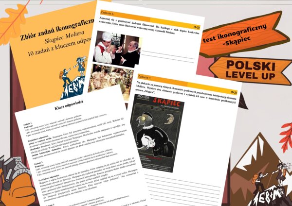 Test ikonograficzny_Skąpiec (10 zadań z kluczem odpowiedzi)_Polski Level Up