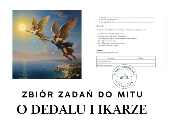 Zbiór zadań do mitu o Dedalu i Ikarze