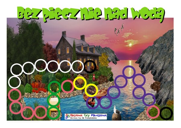 Bezpiecznie nad wodą – Gra planszowa