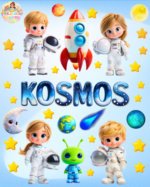 🚀✨ PAKIET DEKORACYJNY „KOSMOS” ✨🚀