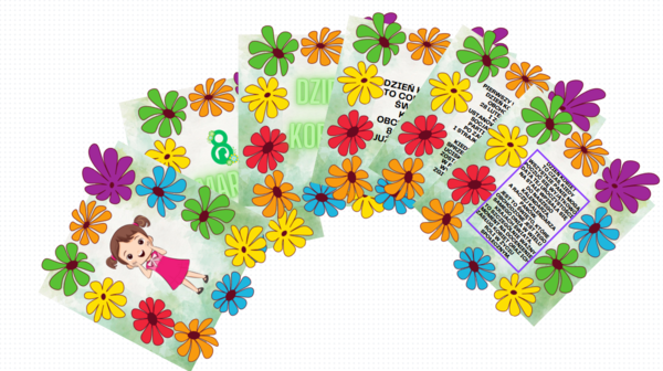 Dzień kobiet - gazetka informacje + zdjęcia