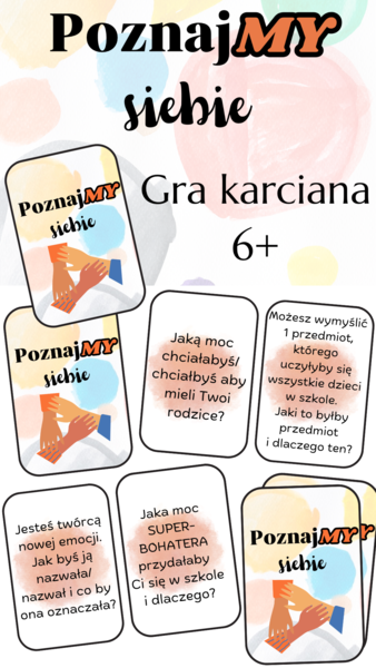 Poznaj (MY) siebie - karty do gry