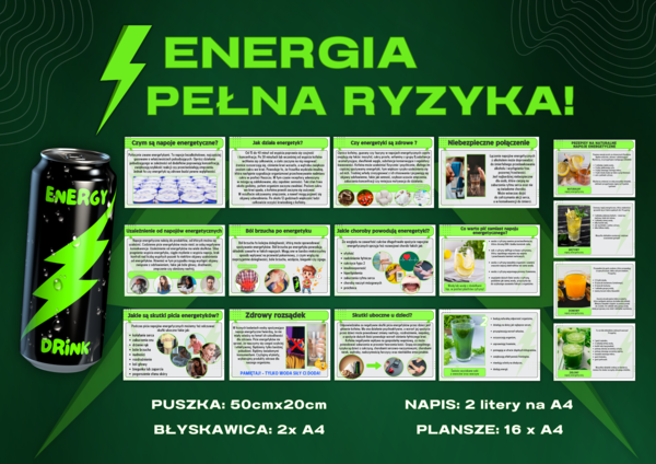 ENERGETYKI / NAPOJE ENERGETYCZNE - Gazetka edukacyjna