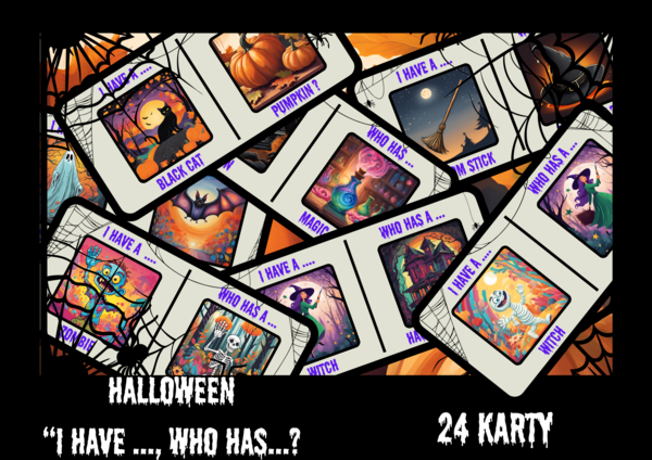 "I have ..., who has...?" Gra na Halloween Język angielski