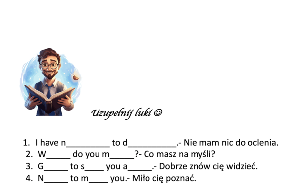 Powtórka przed egzaminem ósmoklasisty za 1 zł !!!- 30 zwrotów z lukami + KLUCZ