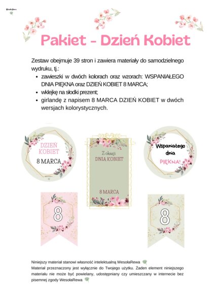 Pakiet Dzień Kobiet