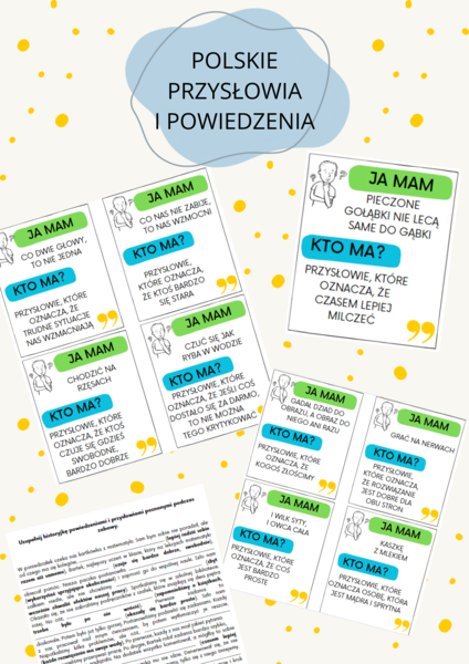 Ja mam..., kto ma...? Polskie przysłowia i powiedzenia