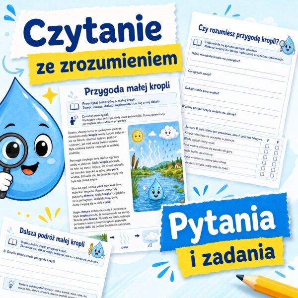 Przygoda małej kropli - krótka historyjka przyrodnicza