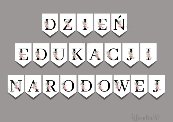 Dzień Edukacji Narodowej - girlanda 1