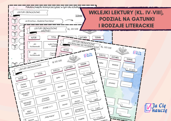 Lektury IV-VI i VII-VIII