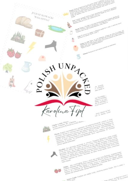 Ikony (obrazki) + odpowiedzi "Balladyna" Juliusz Słowacki, język polski, egzamin ósmoklasisty, lektura obowiązkowa klasa 7-8