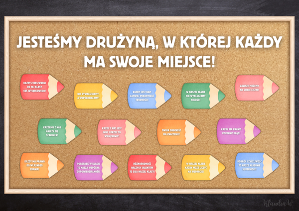 JESTEŚMY DRUŻYNĄ, W KTÓREJ KAŻDY MA SWOJE MIEJSCE! - gazetka szkolna PDF