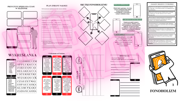 Fonoholizm – materiały edukacyjne / Zajęcia z pedagogiem/ Lekcja wychowawcza.