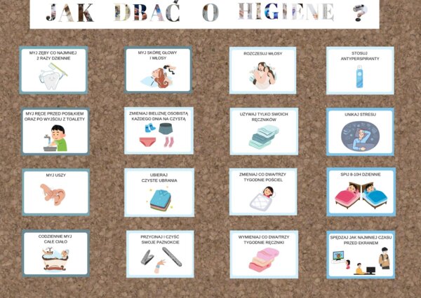 Jak dbać o higienę? - gazetka