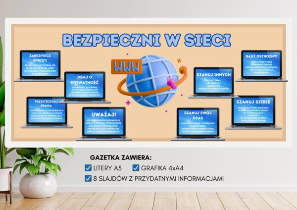 Gazetka szkolna - BEZPIECZNI W SIECI