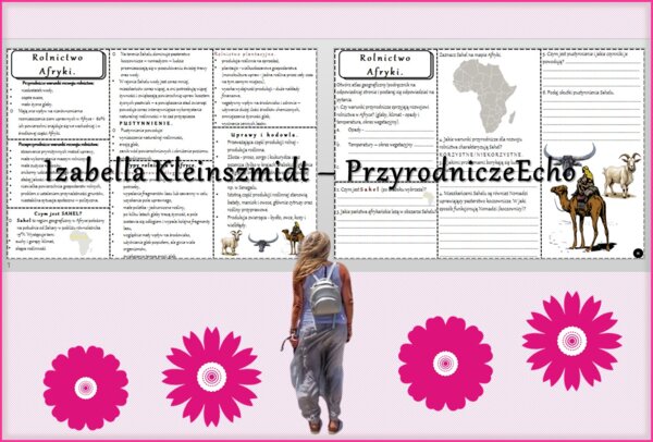 Minizestaw do tematu „Rolnictwo Afryki” – sketchnotka + karta pracy w pdf + gratisowy link do prezentacji multimedialnej niekomercyjnej wykonanej w genial.ly do indywidualnego pobrania i użycia do celów niekomercyjnych. Geografia 8, Dział „Afryka”.