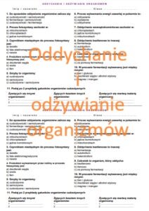 Kartkówka - oddychanie i odżywianie organimów