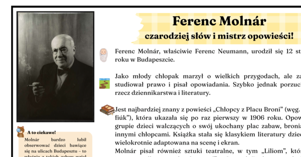 Ferenc Molnar - atrakcyjna notatka biograficzna