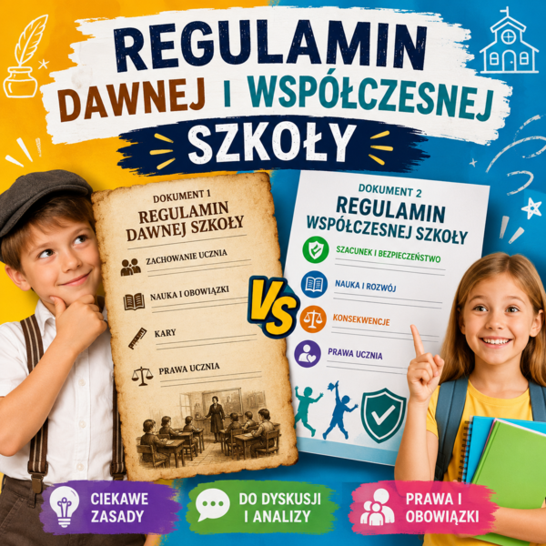 Regulamin dawnej i współczesnej szkoły