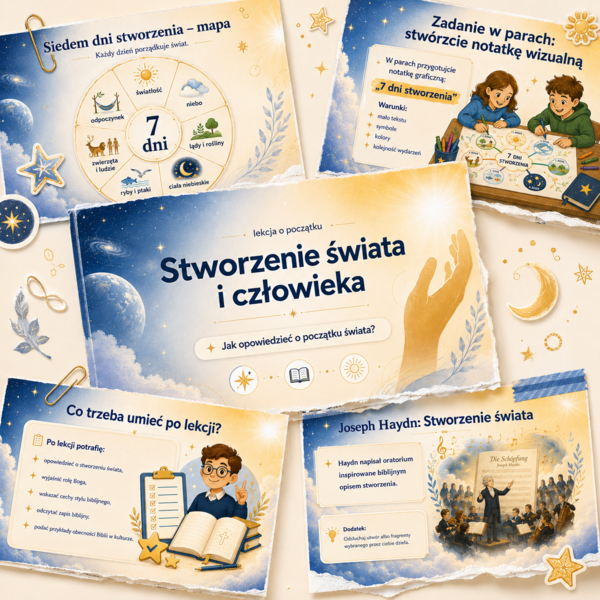 Stworzenie świata i człowieka. Prezentacja.