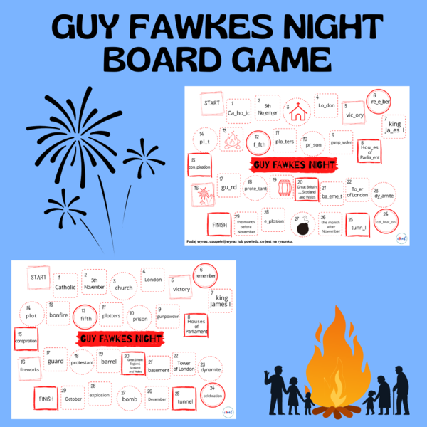 GUY FAWKES NIGHT BOARD GAME