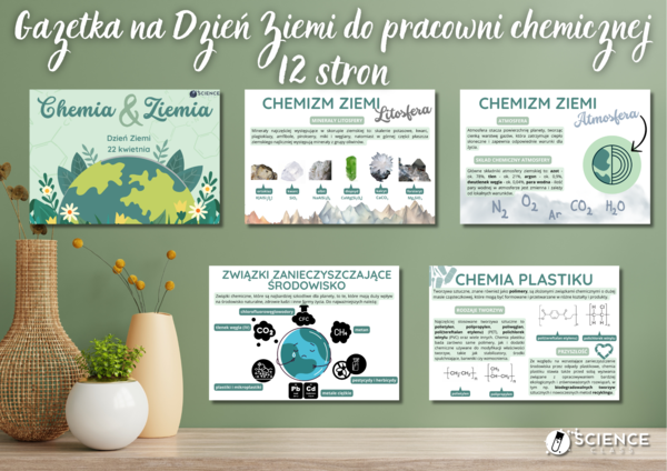 Gazetka na Dzień Ziemi do pracowni chemicznej