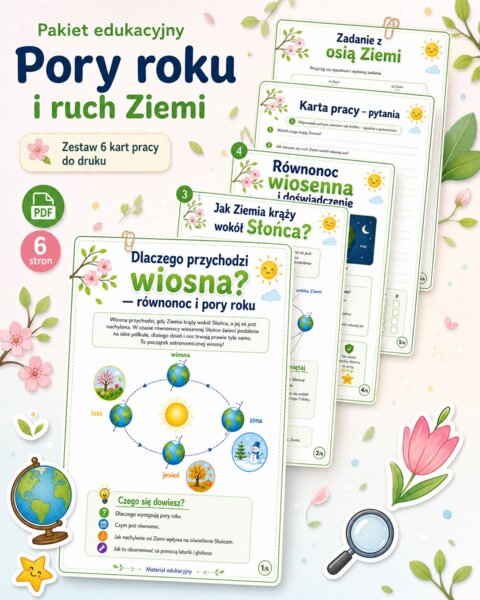 Dlaczego przychodzi wiosna? Równonoc i pory roku