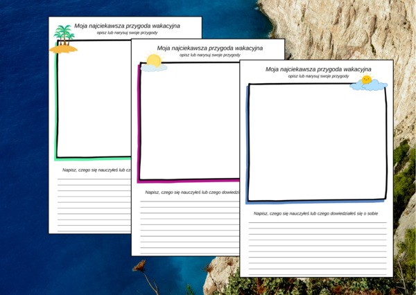 POWRÓT DO SZKOŁY - szkoła - wakacje - ćwiczenia redakcyjne - karta pracy - 3 wersje