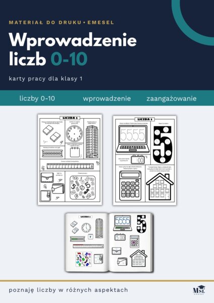 Liczby od 0 do 10 - wprowadzenie + kaligrafia