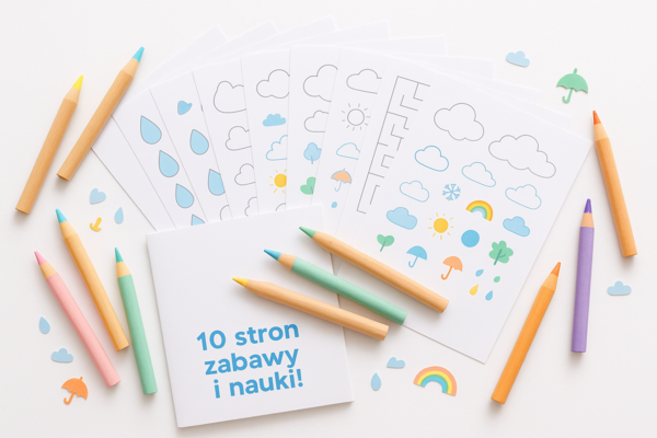 Karty pracy „Przygoda z deszczem”