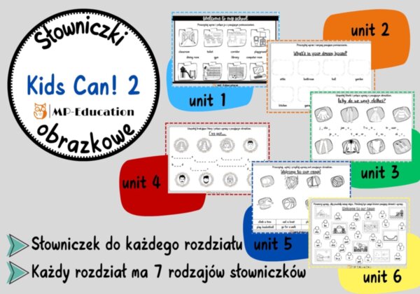 Kids Can! 2 - słowniczki obrazkowe