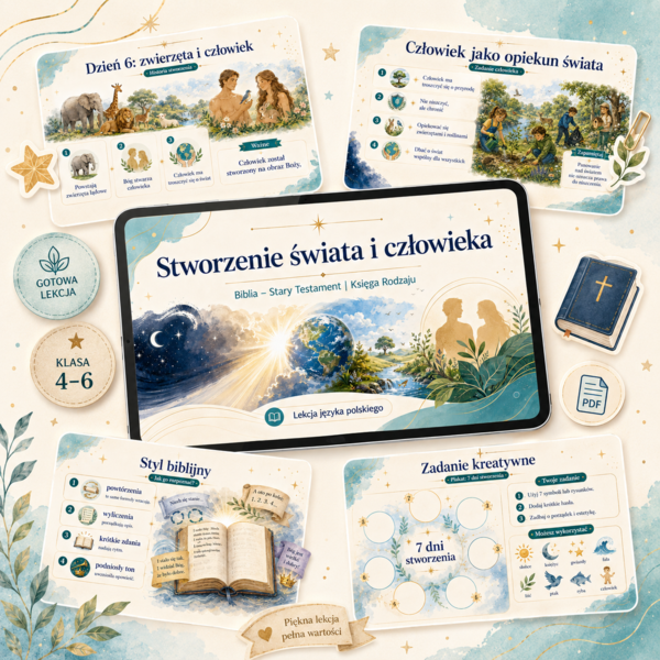 Prezentacja. Stworzenie świata i człowieka. Księga Rodzaju