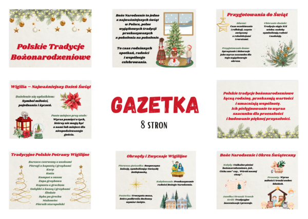 Polskie Tradycje Bożonarodzeniowe/ Boże narodzenie - GAZETKA