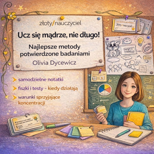 Jak skutecznie się uczyć? Strategie uczenia się potwierdzone badaniami naukowymi – webinar Olivii Dycewicz