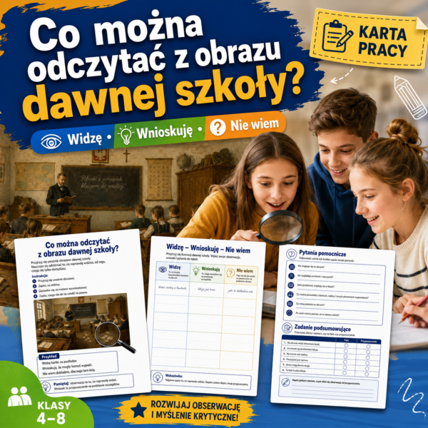 Co można odczytać z obrazu dawnej szkoły?