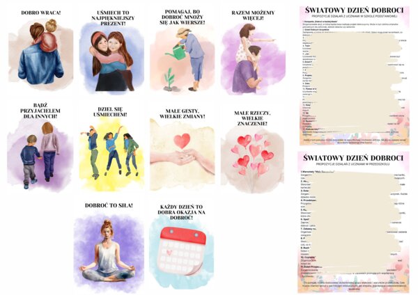 Światowy Dzień Dobroci - pakiet materiałów, plakaty i propozycje działań