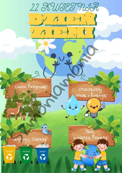plakat Dzień Ziemi A2/ A4 22 kwietnia