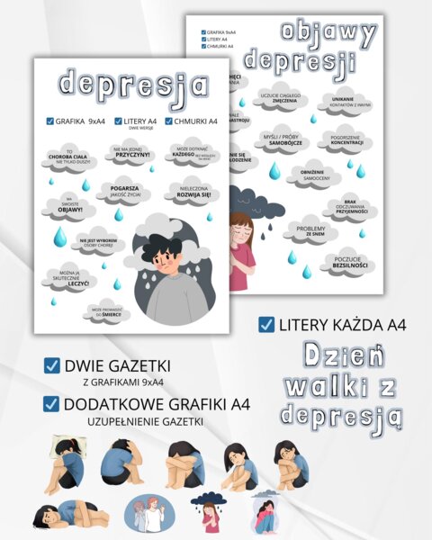 Gazetka szkolna - DEPRESJA, OBJAWY DEPRESJI