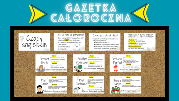 Czasy angielskie - gazetka