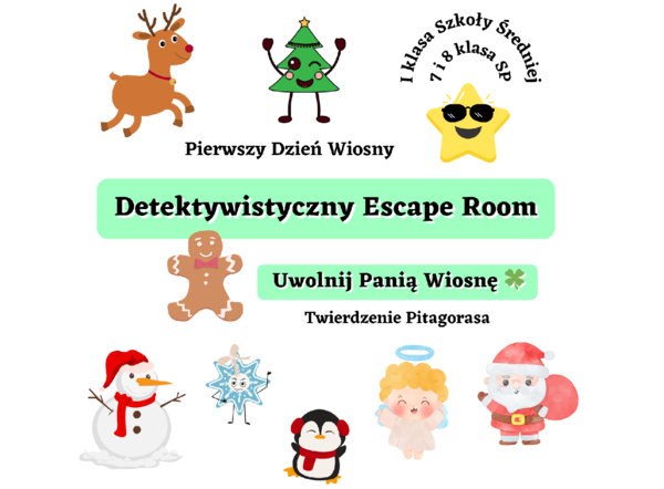 Pierwszy Dzień Wiosny - Detektywistyczny Escape Room z Twierdzenia Pitagorasa