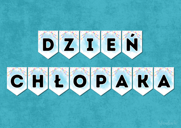 DZIEŃ CHŁOPAKA - GIRLANDA