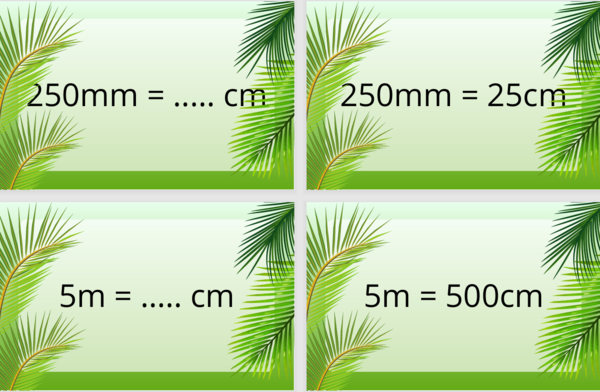 100 fiszek z zamiany jednostek długości - do samodzielnego wydruku