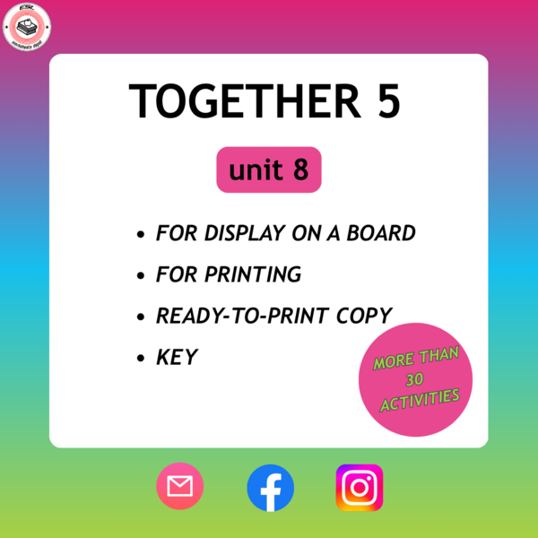Together 5 Unit 8 - materiały dodatkowe