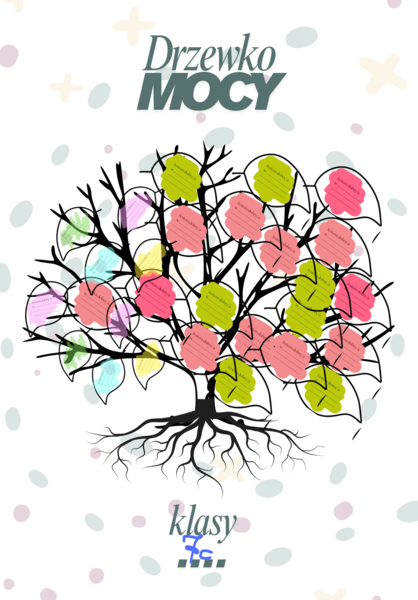 Zabawa integracyjna na godzinę wychowawczą - Drzewko MOCY