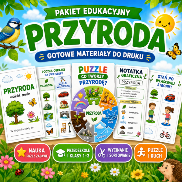 GOTOWY PAKIET EDUKACYJNY „PRZYRODA WOKÓŁ NAS”