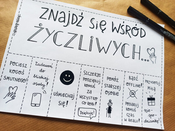 Gazetkowa "zrywka" - Znajdź się wśród życzliwych!